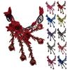 Floral Embroidered Sewing On Patches Rose Flower Patch Sticker  Sewing Clothing Accessories