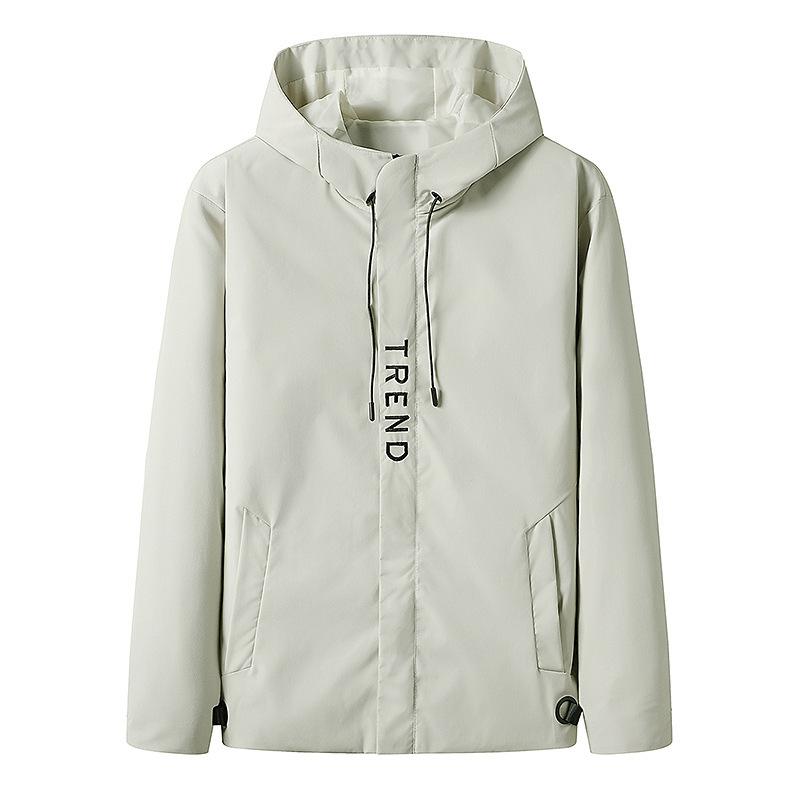 Весенняя японская и корейская мужская тонкая куртка с капюшоном — фото 4