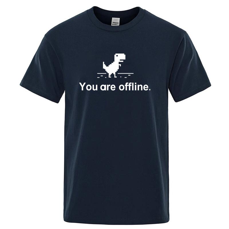 

Summer Mens High Quality 100 Cotton Dinosaur Print T Shirt Loose Funny Oneck Men Tshirt Short Sleeve Tshirt Male Tee Shirts 4XL