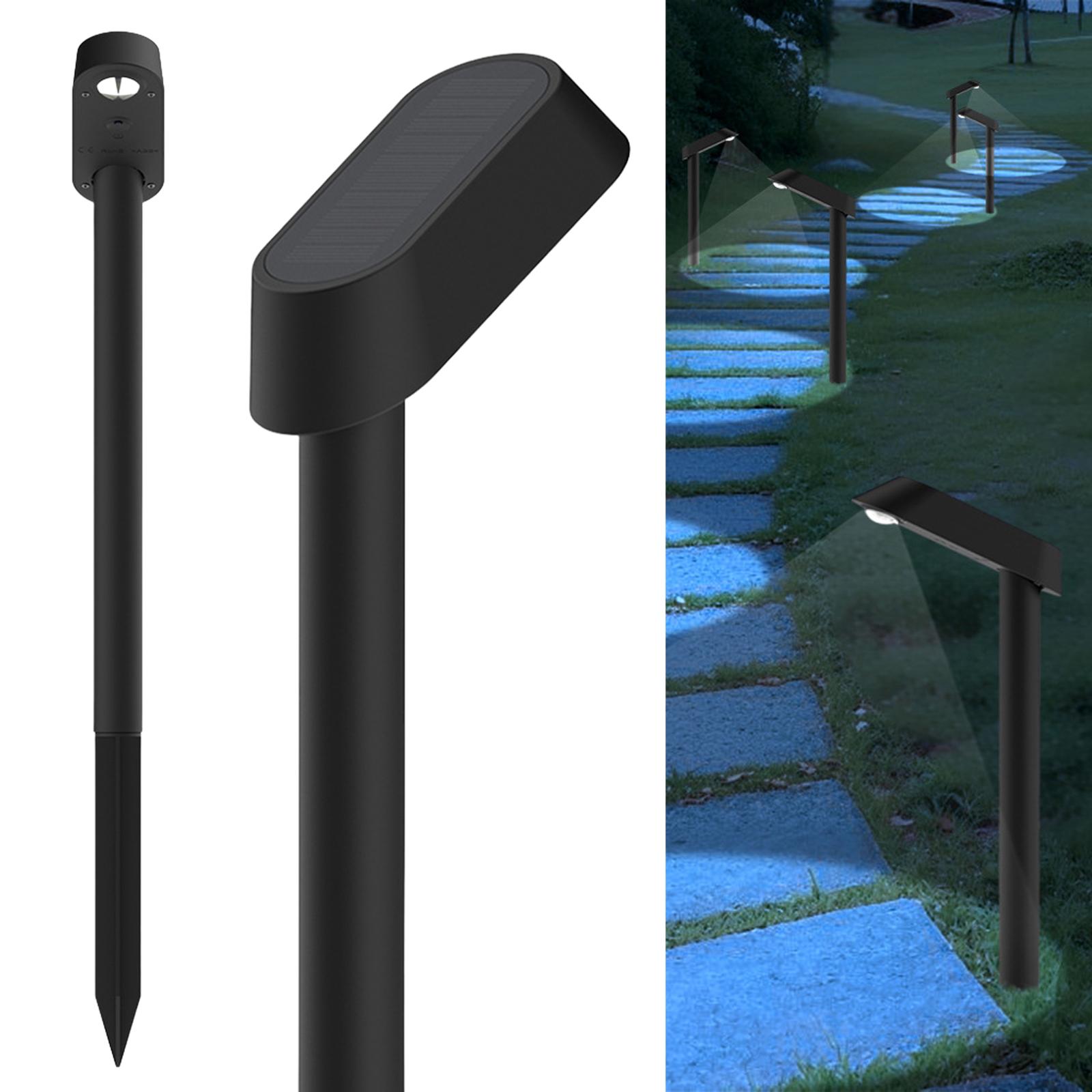 2 Pack Solar Pathway Lights Outdoor Waterproof Solar Garden Lights Solar Powered Landscape Pathway Lights for Garden Path China Mainland