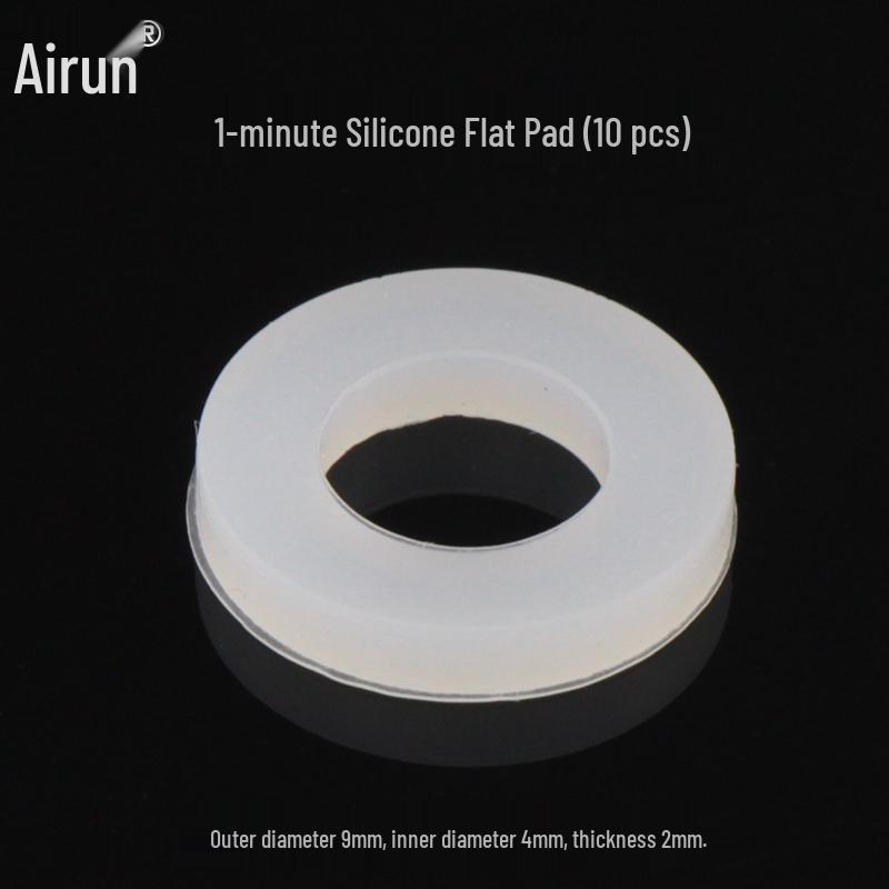 Silicone 4-Point Mesh Sealing Ring and Flat Washer for 6-Point Water Heater, Faucet, Pipe, Hose, and Shower Head (1-Inch)