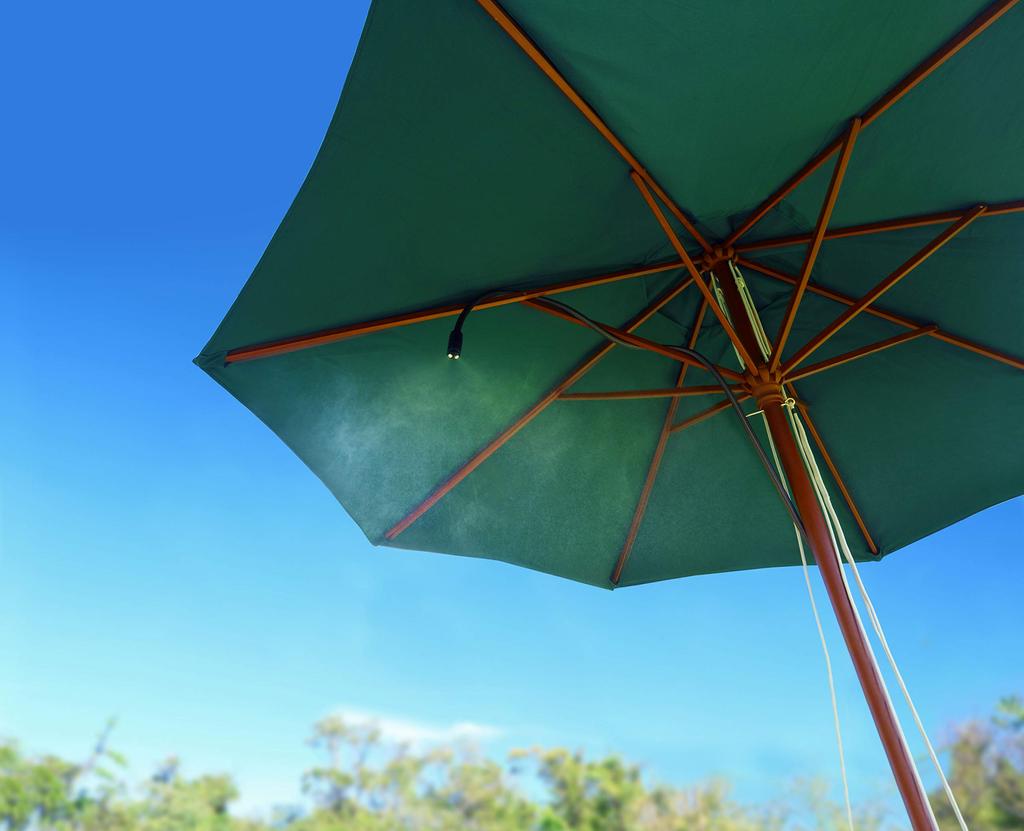 Green Life Mist, Heatstroke Prevention, Energy Saving, Simply Replaces the Hose Reel Nozzle, Perfect for Gardening and Leisure Activities, MS-01