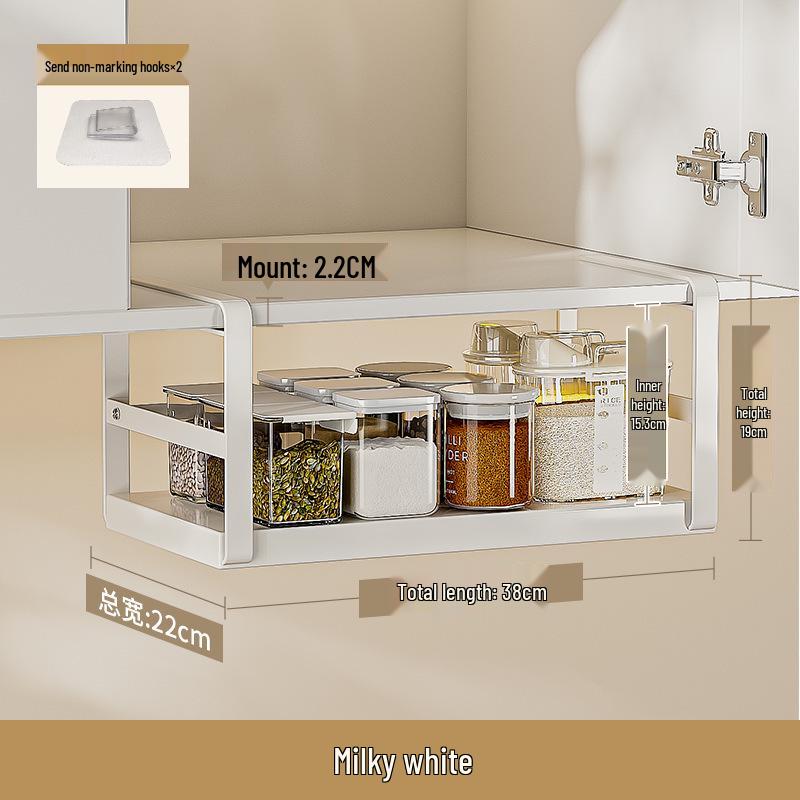 Retractable Hanging Kitchen Storage Rack for Seasonings