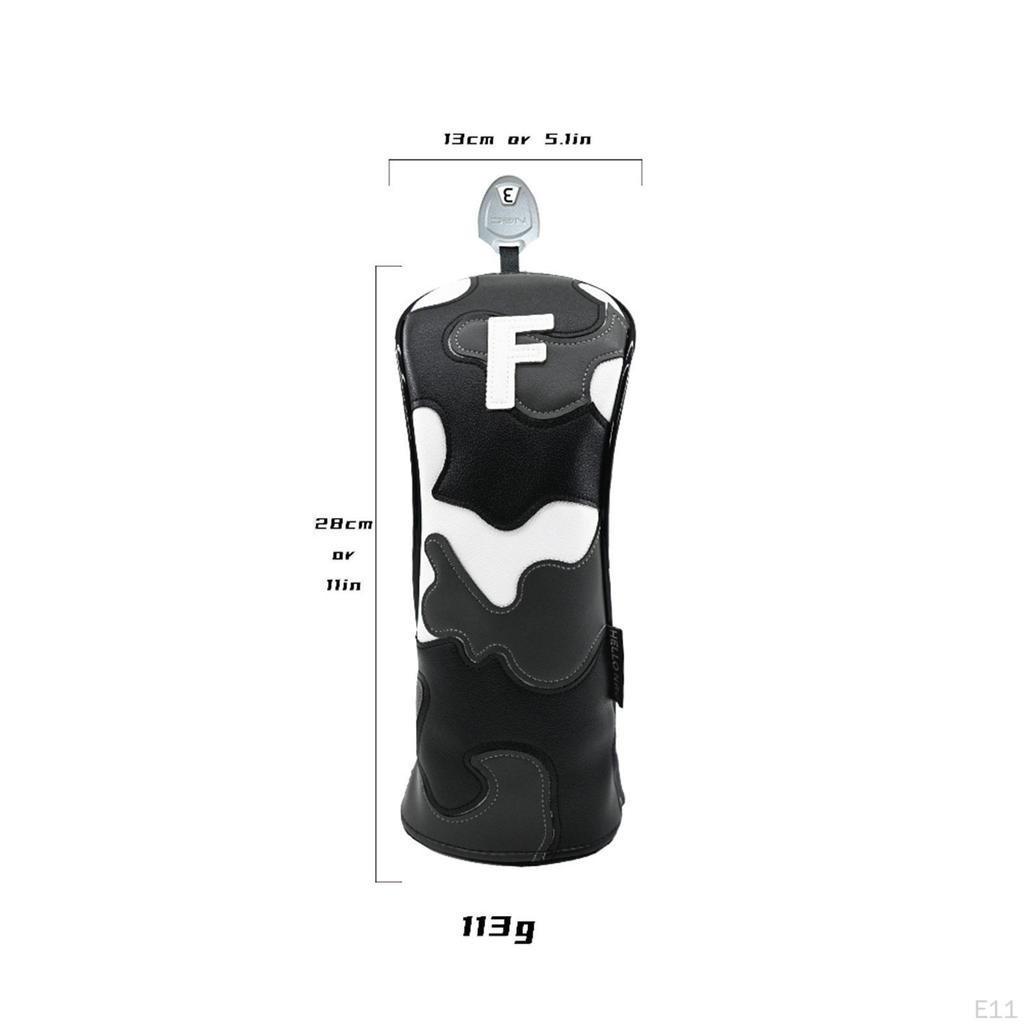 Golf Club Head Cover Anti Scratch Wood Headcover,PU Leather,Fashion Portable