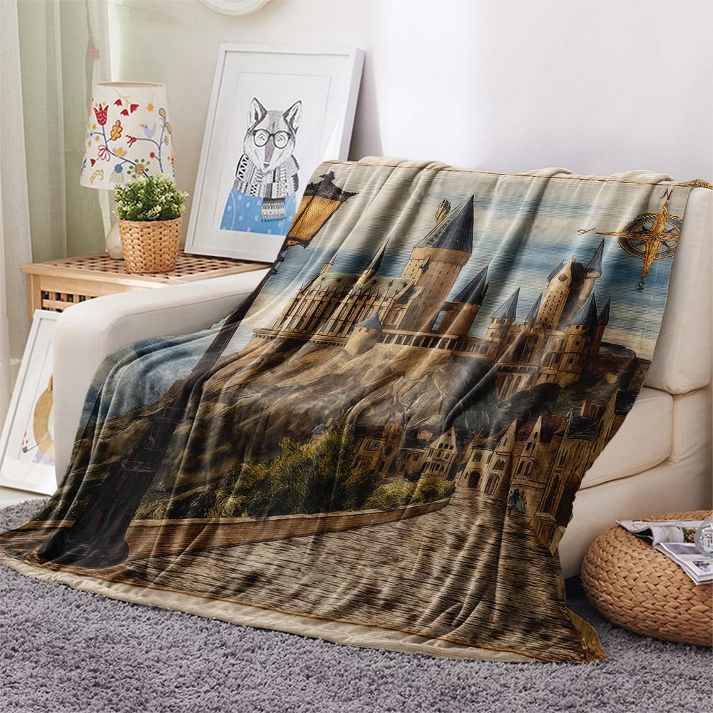 1 Stück Flanelldecke mit Cartoon-Druck, Hohe Qualität, Bequem für alle Jahreszeiten, Heimdekoration, Wärme und Komfort, Perfekt als Weihnachts- oder Geburtstagsgeschenk