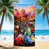 1Pc Cars Movie Poster Artwork Beach Towel, Quick Dry, Multi-Use for Beach Pool Gym Yoga Home Travel, Christmas, Halloween, Xmas Gift S929246