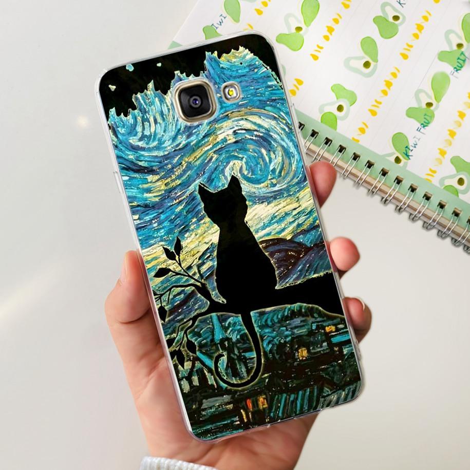 For Samsung Galaxy A3 2016 Case A310F Popular Flower Transparent Silicone Phone Back Cover For Samsung A3 2017 A320F A320Y Funda