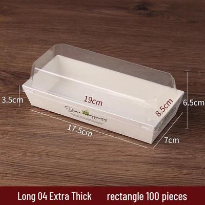 AVADEN Plastic Sandwich & Dessert Takeaway Boxes