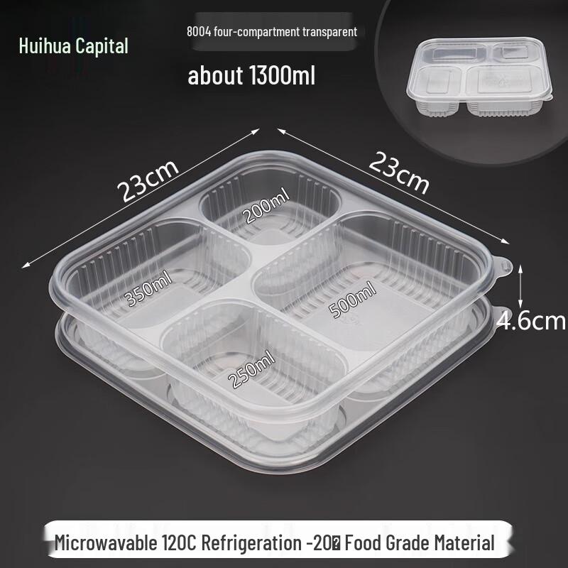 HUIHUADU Einweg-Takeaway-Lunchboxen