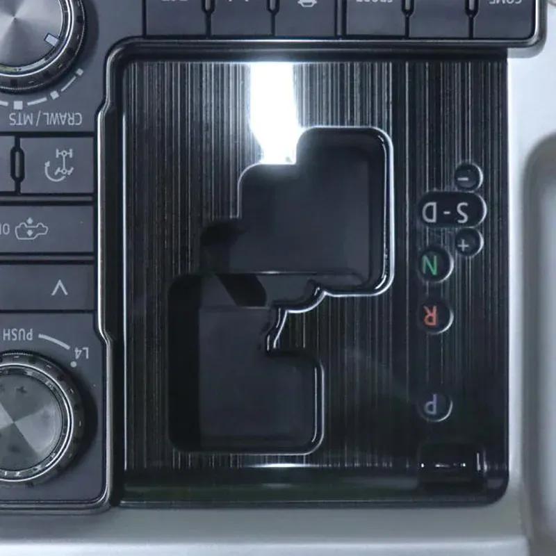 Car Center Console Gear Shift Panel Cover Trim Frame Stainless Steel For Toyota Land Cruiser 200 LC200 FJ200 2008- LHD