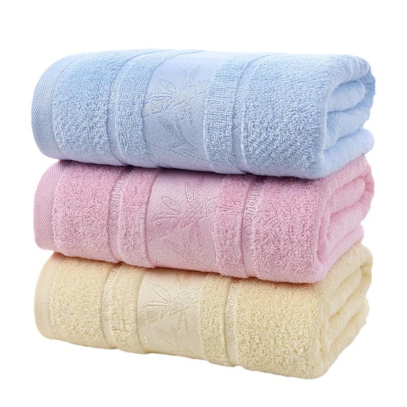 Bamboo Fiber Bath Towel for Adult Men and Women, Thickened and Absorbent Without Shedding Hair, Gift Bath Towel