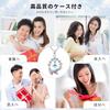 Moonstone Silver Silver White Anniversary [StoryMidir] Necklace, 925, Hypoallergenic, Women's Pendant, Moonstone, Chain, 45+5cm, Adjuster, Accessory,