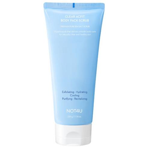 NOT4U Clear AcFit Body Pack Scrub 220g 220g