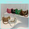 Stylish Black/white/green/khaki/pink/coffee Small Square Bag With Geometric Chain Strap