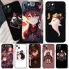 Genshin Impact Hu Tao Ghost Phone Case For iPhone 17 16 14 13 12 11 15 Pro Max Mini 15 16 Plus 16e 17 Air Bumper Cover