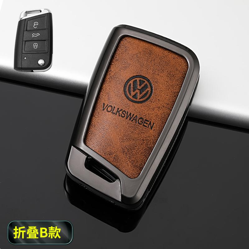 Car Key Case Cover Fob For VW Volkswagen Polo Tiguan MK2 Passat B5 B6 B7 Golf 4 5 6 7 MK6 MK7 Jetta Lavida Keychain Accessories zf9
