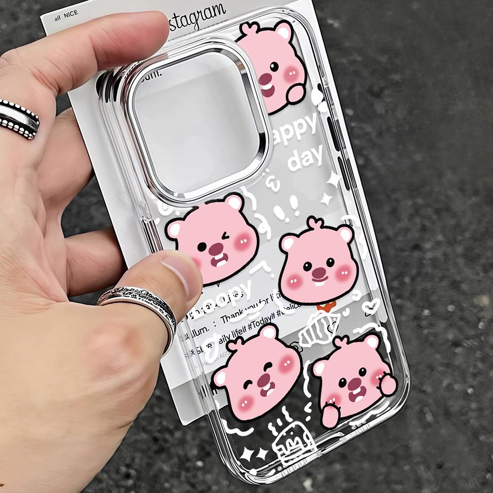 Korea Cartoon L-Loopys New Phone Case For IPhone 17 16e 16 15 14 13 12 11 Mini Pro Max X XR 8 7 Air Plus Transparent Soft Cover