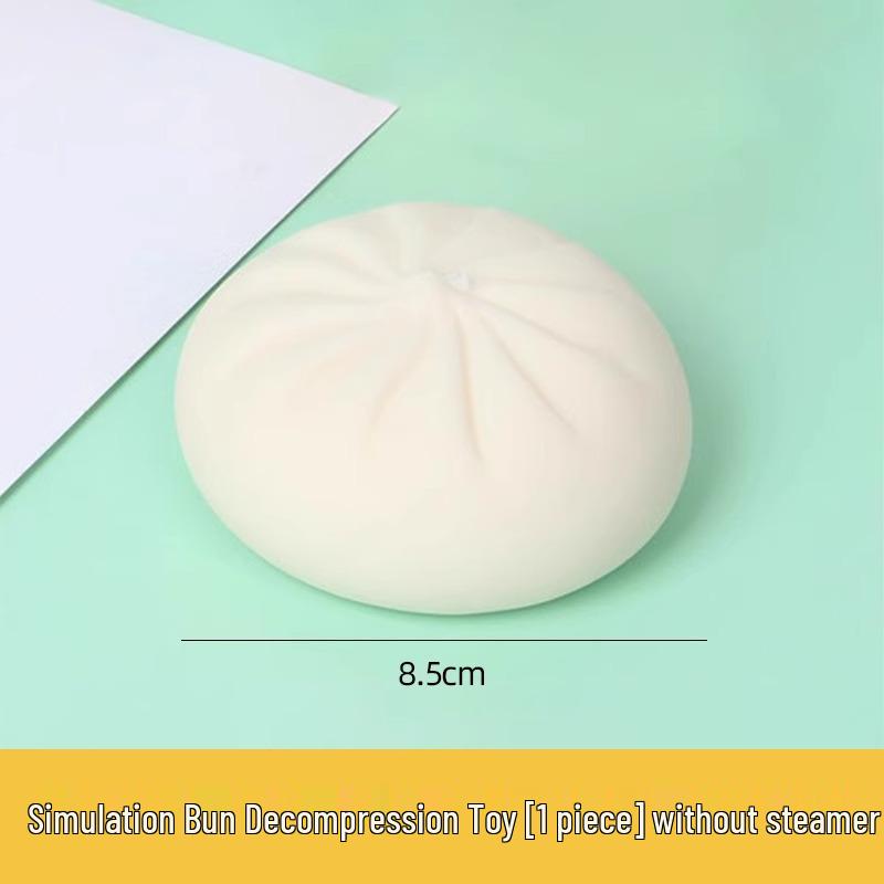 

Char Siu Bao Squeeze Toy - Stress Relief and Gag Prank Mantou Bun
