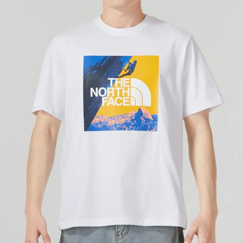THE NORTH FACE Climber Collection T Shirt Men's White (Unisex) T-Shirts NF0A81MZ FN4
