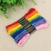 36/50/200pcs Cross Stitch Threads Multicolor Embroidery Thread Cross Stitch Home Sewing Craft Thread DIY Tool Make Bracelets NEW