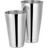 AB34-Boston Cocktail Shaker Set Stainless Steel Weighted Shaker Tins For Bartender,Drink Mixer For Bartending (Silver)