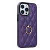 Luxury Leather with Ring Holder Soft Case for iPhone 15 14 13 11 Pro Max 12 Mini XS XR X 8 7 6 6S Plus 14Pro 13Pro Shockproof Cover