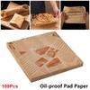 100 Stück Bedrucktes ölbeständiges Pad-Papier 15/18/22/25/30 cm Einweg-Backpapier Wachspapier für Lebensmittel Backen Grillen Burger Pommes