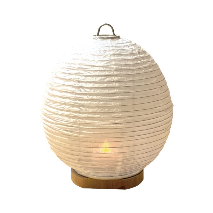 White Monten LED Bon Festival Lantern, Standing Lantern, for Obon Festival Decorations, New Obon Lantern, Cordless, Modern Design