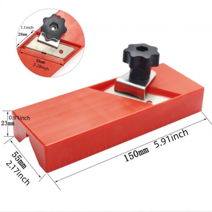 Handheld Manual Woodworking Chamfer Plane, Portable Hand Planer for Carpenter Edge Trimming and Chamfer Processing