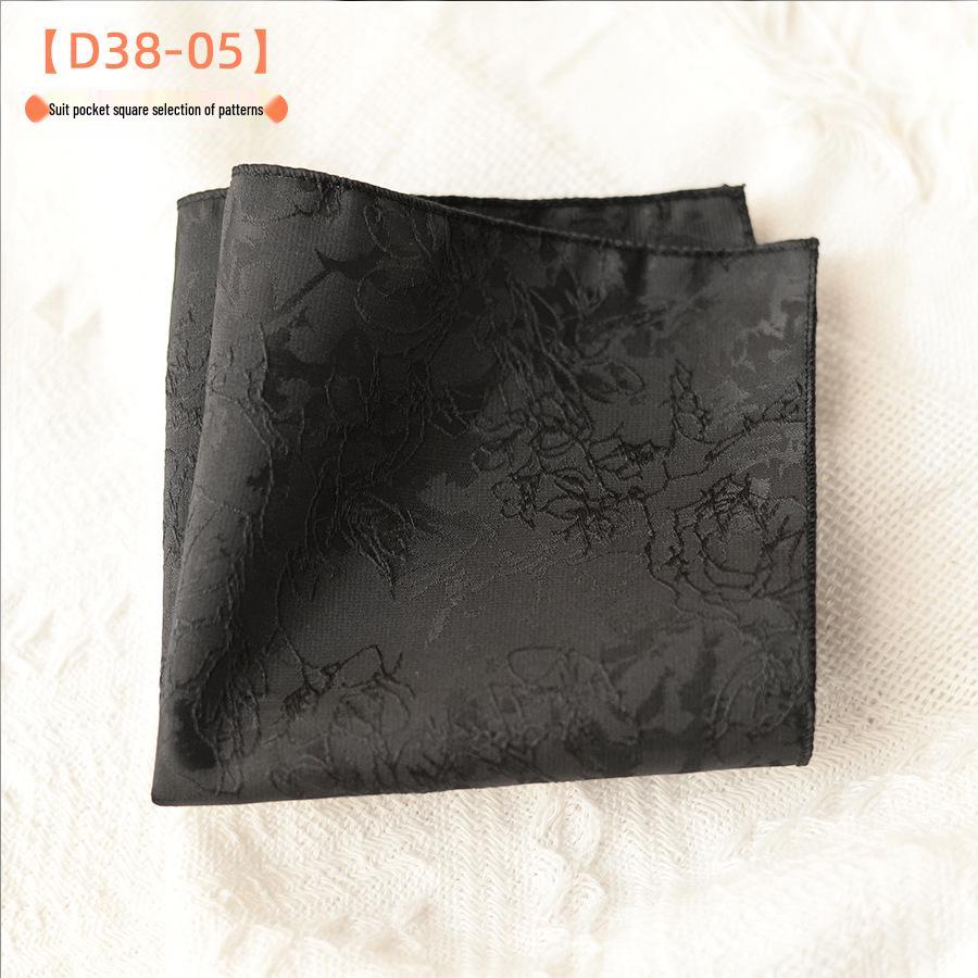 Mouchoir de poche pour costume trois-dimensions au design rétro de luxe