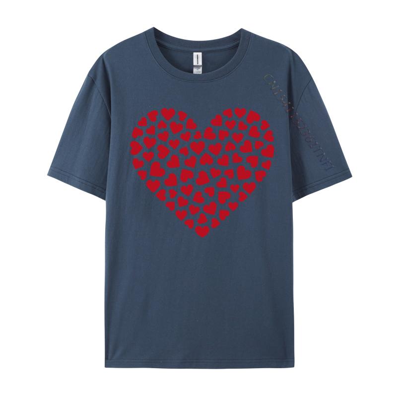 Love Heart Graphic Valentines Day Party New Design Boy Tshirts Crew Neck Cotton Tees Birthday Sweatshirts Top Quality
