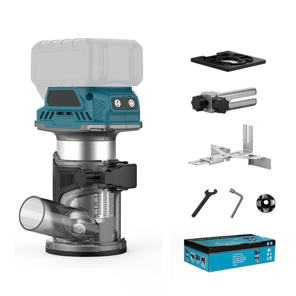 Variable Speed Router Cordless Wood Router For Woodworking Projects Rack And Pinion Depth Mechanism Collets 6mm 6.35mm 14mm