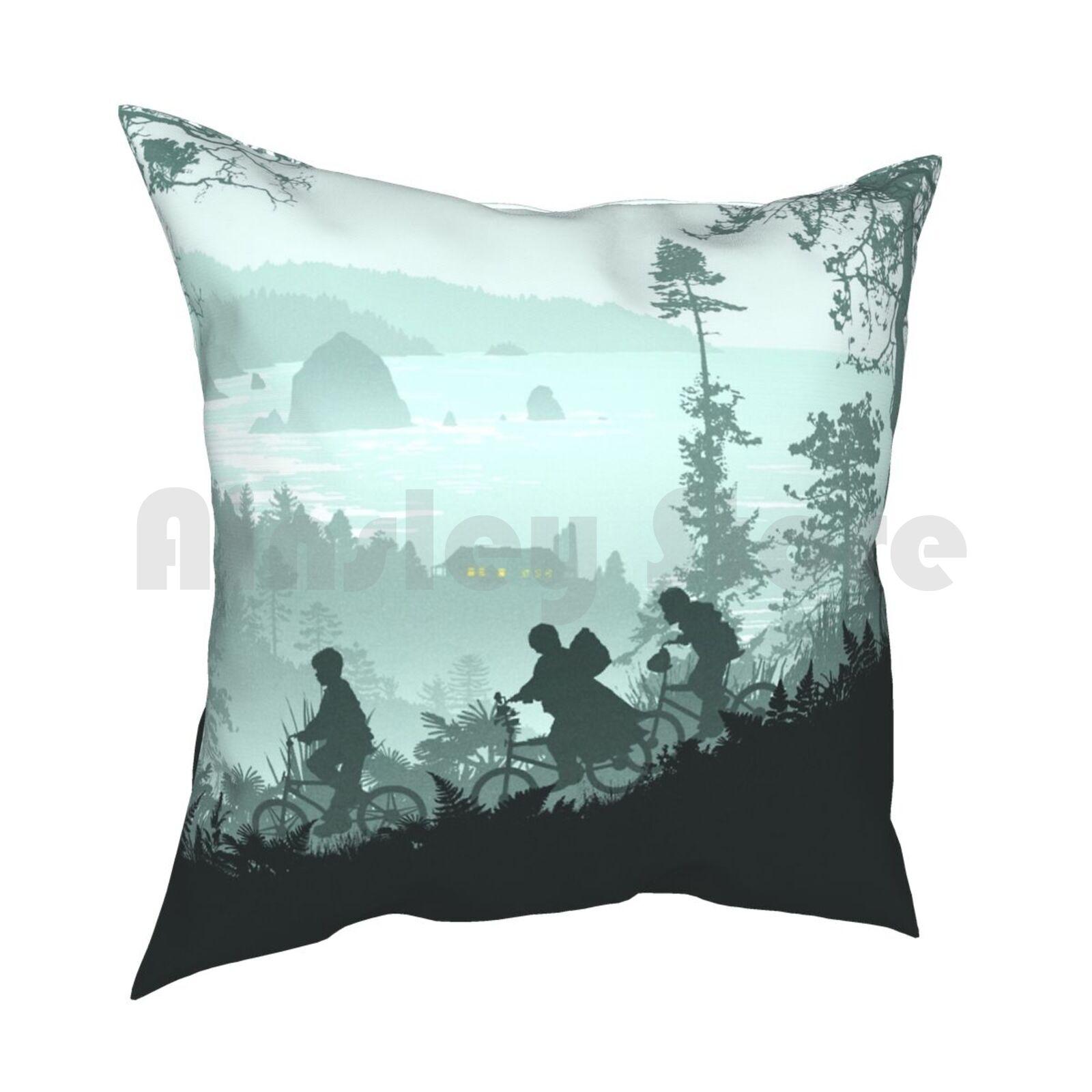 Pillow Case Printed Home Soft Throw Pillow Goonies Movie s Oregon Astoria Retro 30x30cm 12x12in