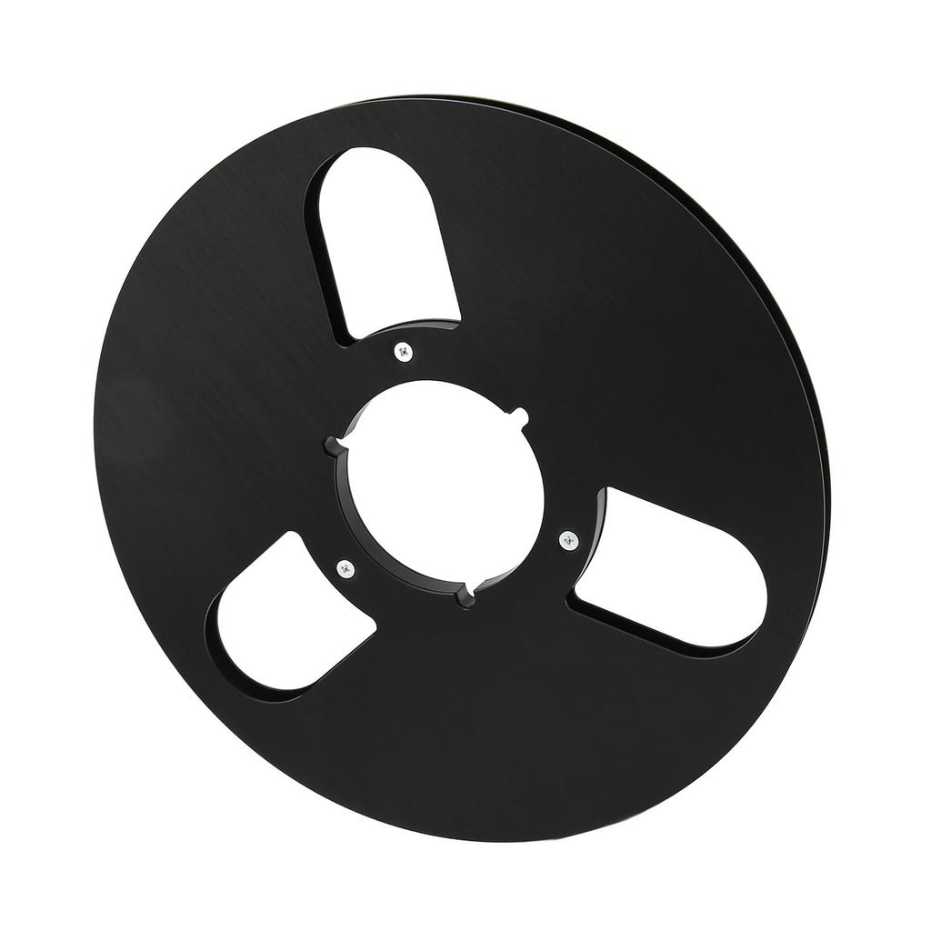 1 4 10.5 Inch Empty Reel 3 Hole Aluminum Alloy Opening Machine Parts Takeup Reel for Nab Reel To Reel Tape Recorder