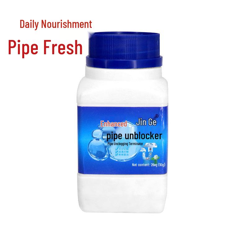 Powerful Pipe Unblocker with Active Oxygen - Dissolves and Deodorizes for Bathroom, Kitchen, and Toilet Disinfection