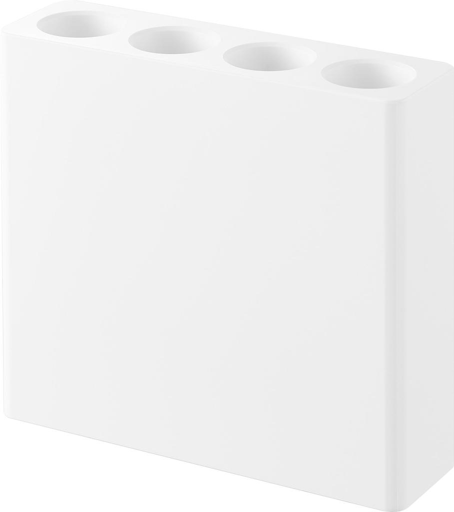 Yamazaki Jitsugyo 10056 Magnetický držák na deštníky 4 řady Bílý Š21 x x V19cm Chytrý stojan na deštníky Úzký Vstup Pevně drží deštníky H6.3