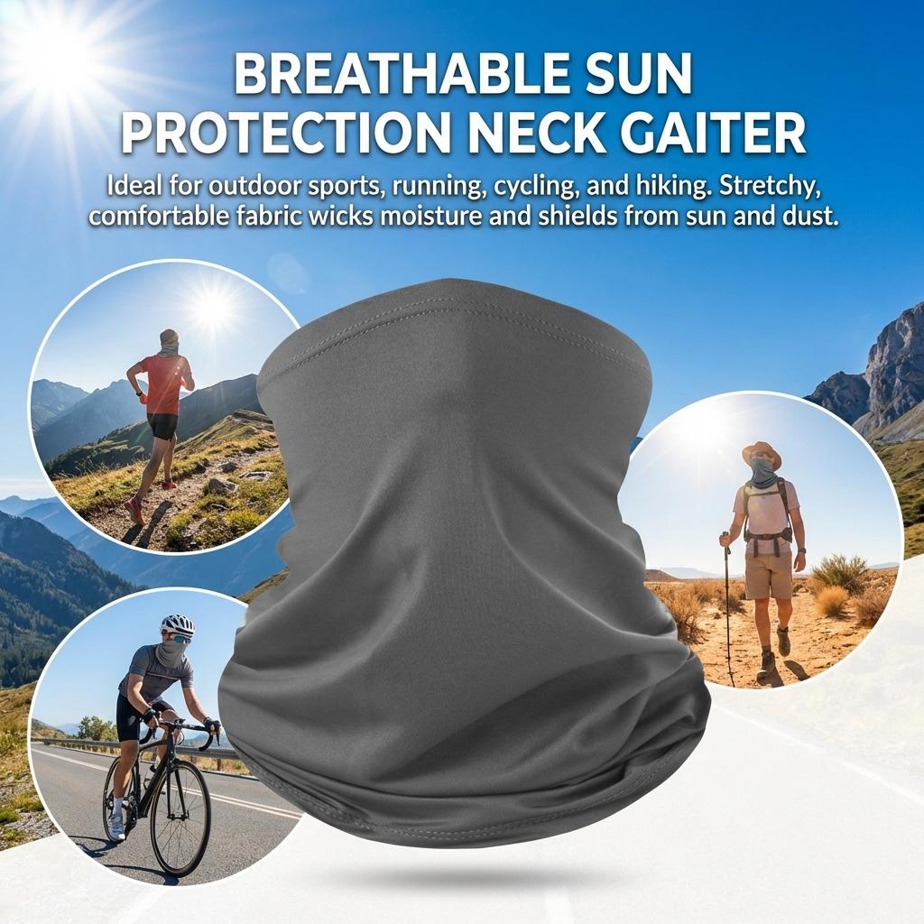 Ice Silk Breathable Anti-UV Sunscreen Outdoor Hiking Cycling Mask Unisex Cooling Quick Dry Head Wrap Face Scarf