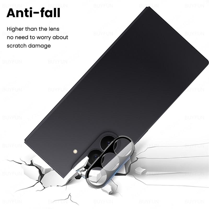 1-2Pcs 2026 Upgraded 9H Curved Camera Protector for Samsung Z Fold 8 Ultra 7 6 5 3D Arc Tempered Glass Lens Full Coverage Cap