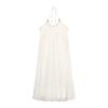 White seaside vacation big halter neck suspender dress new feminine summer fairy skirt