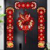 Flocking Cloth 2026 Horse Year Door Couplets Magnetic Couplets  Lunar New Year Gift