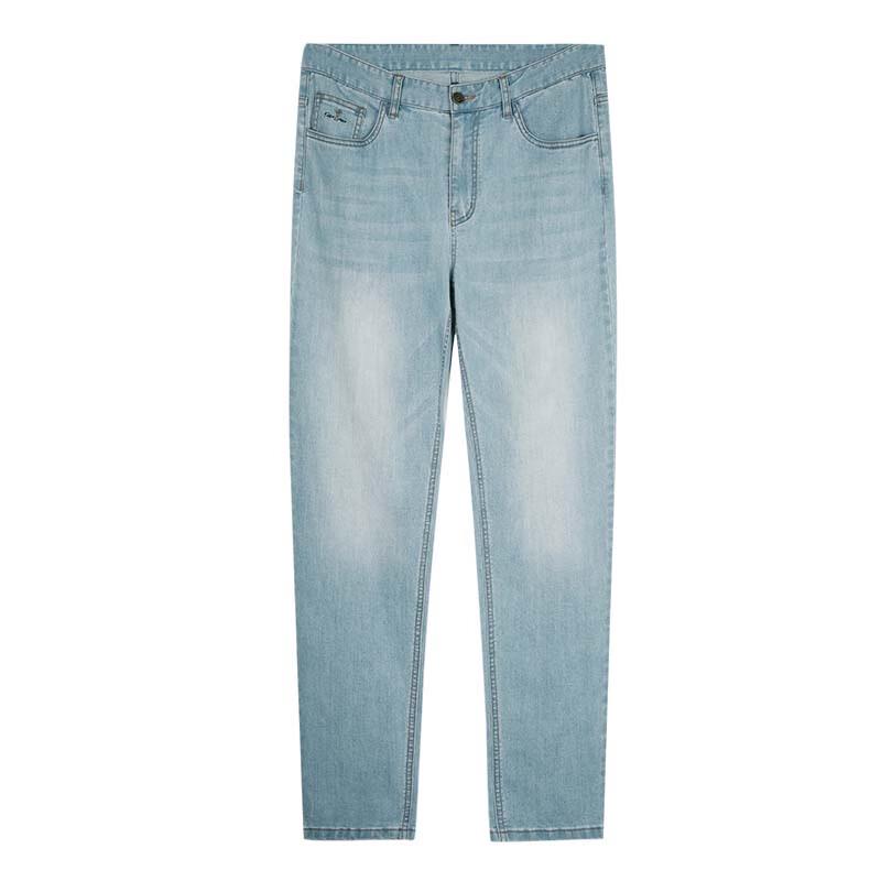 TRIES Men's Vintage Whiskered Straight-Leg Denim Jeans
