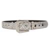 European and American Beautiful Women Belt Women Fashion Trendy Eye Shiny Style Western Rhinestone Buckle Wide Belt Waist Chain