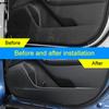 QHCP Carbon Fiber Boční ochranné fólie na dveřích auta proti kopnutí pro Subaru Forester Legacy Outback XV 2013- 4ks