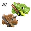 Magnetic Mini Car Toy RC Dinosaur Toy, Remote Control Swallowing Dino Snake Game 2 Players Competitive Electric Vehicle for Kids Educational Toys