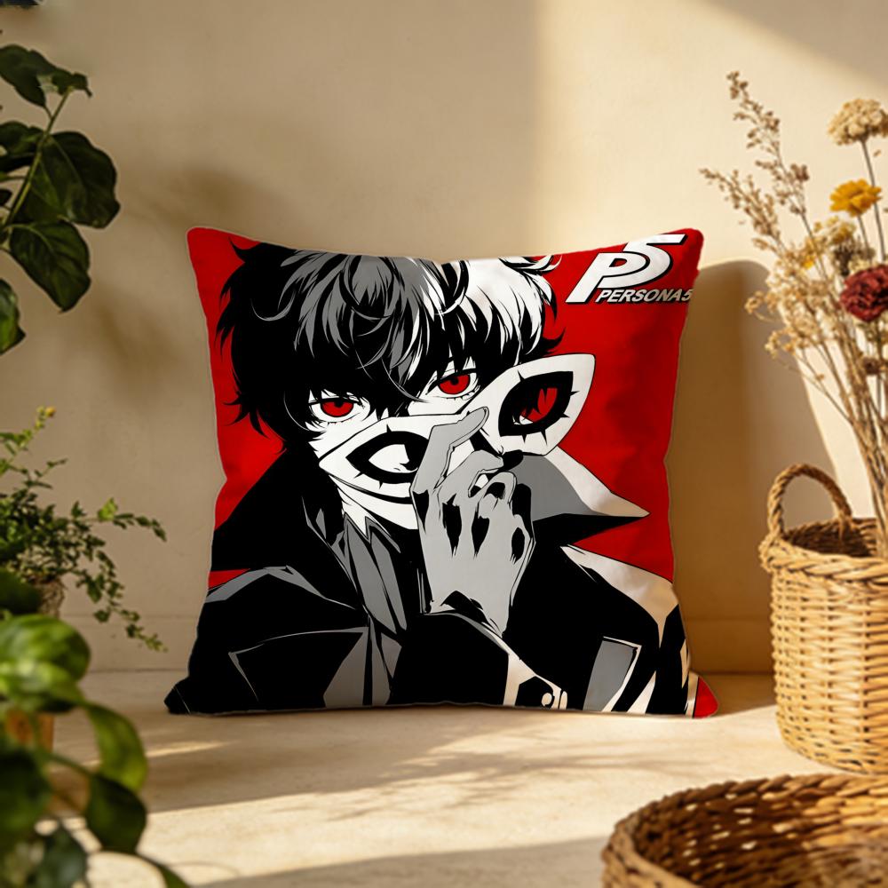 Popular PPPersona 555 Cushion Cover Versatile DoubleSided Pillow Case Fit for Sofa Bed Car Daily Decor