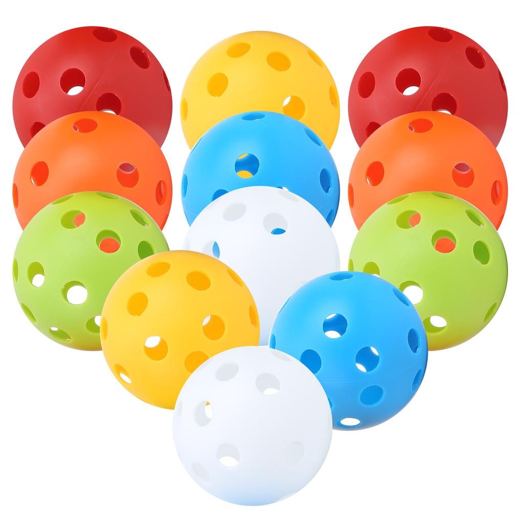 72MM 26 Holes Golf Practice Hollow Plastic Balls Airflow Balls for Swing Training