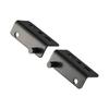 2pcs Black/Silver Concealed Shaft Multifunction Upper Lower Hinge Clips Furniture Hinge  Wood Doors