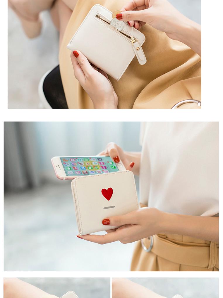 Xiangyin Women's Mini Wallet: 2024 Korean Ultra-Thin Folding Leather Wallet - Cute & Simple for Students