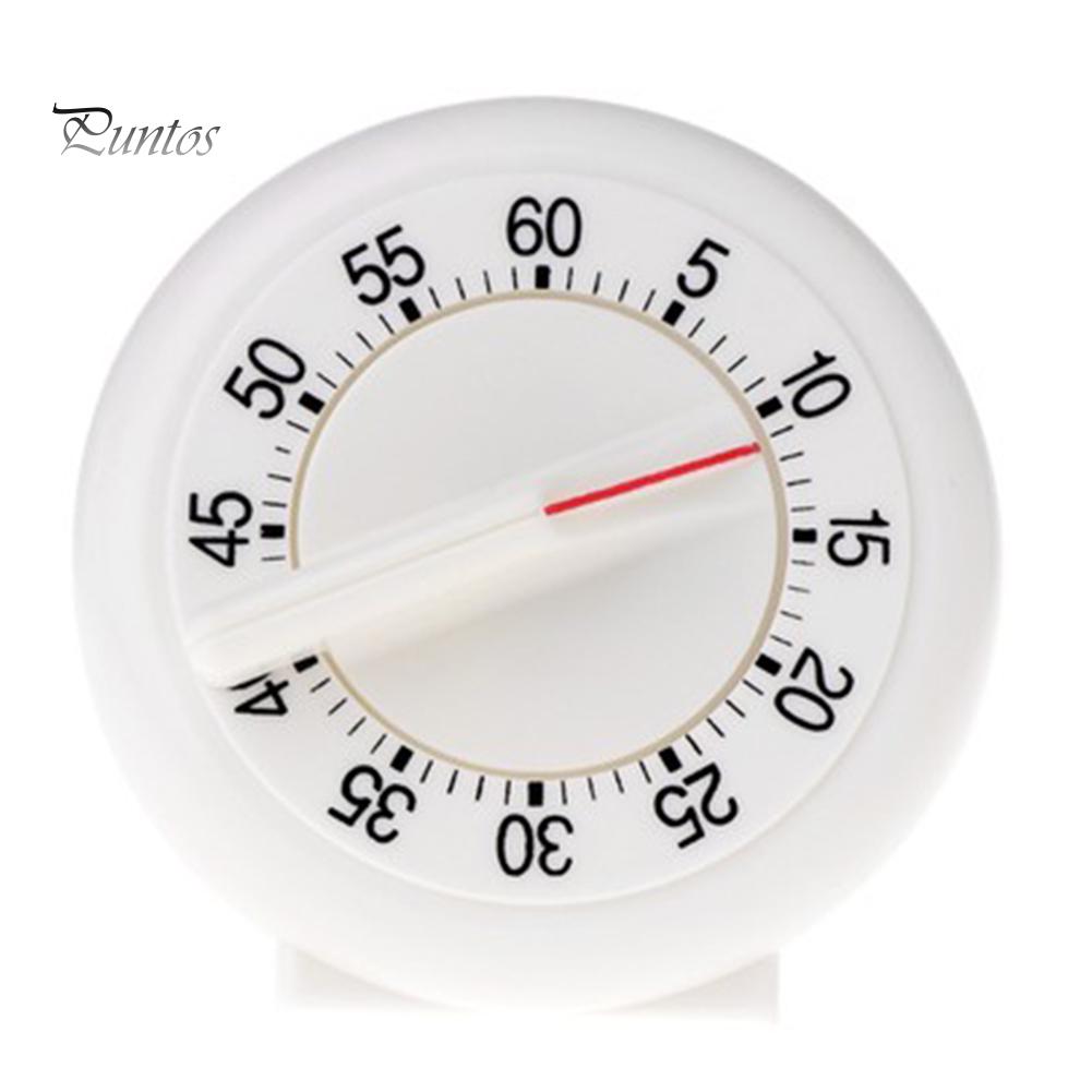 Puntos Kitchen Portable 60 Minutes Mechanical Dial Timer Count Down Alarm Reminder