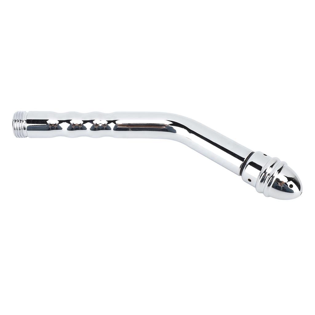 Shower Enema System Bathroom Handheld Aluminum Bent Enema Shower Colonic Douche System Cleaner